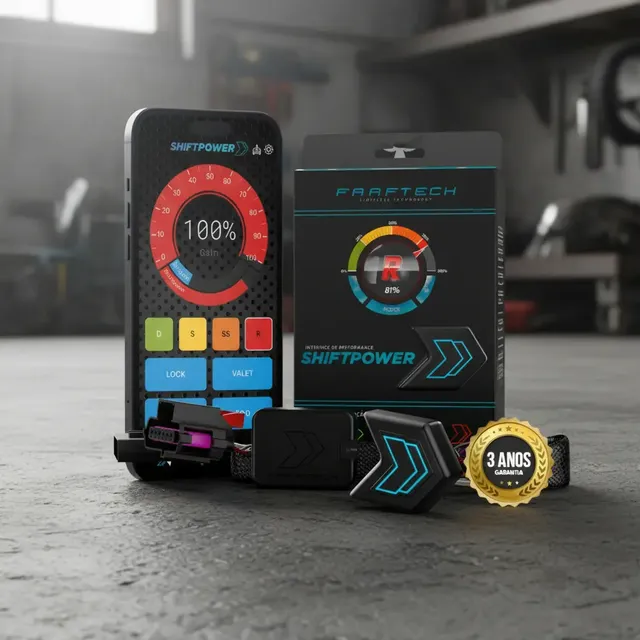 Pedal Shiftpower Chip Gas Nova Versão New Modo Eco App 2026
